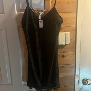 Soma black chemise xl nwt